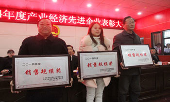 表彰大會(huì)現(xiàn)場(chǎng)